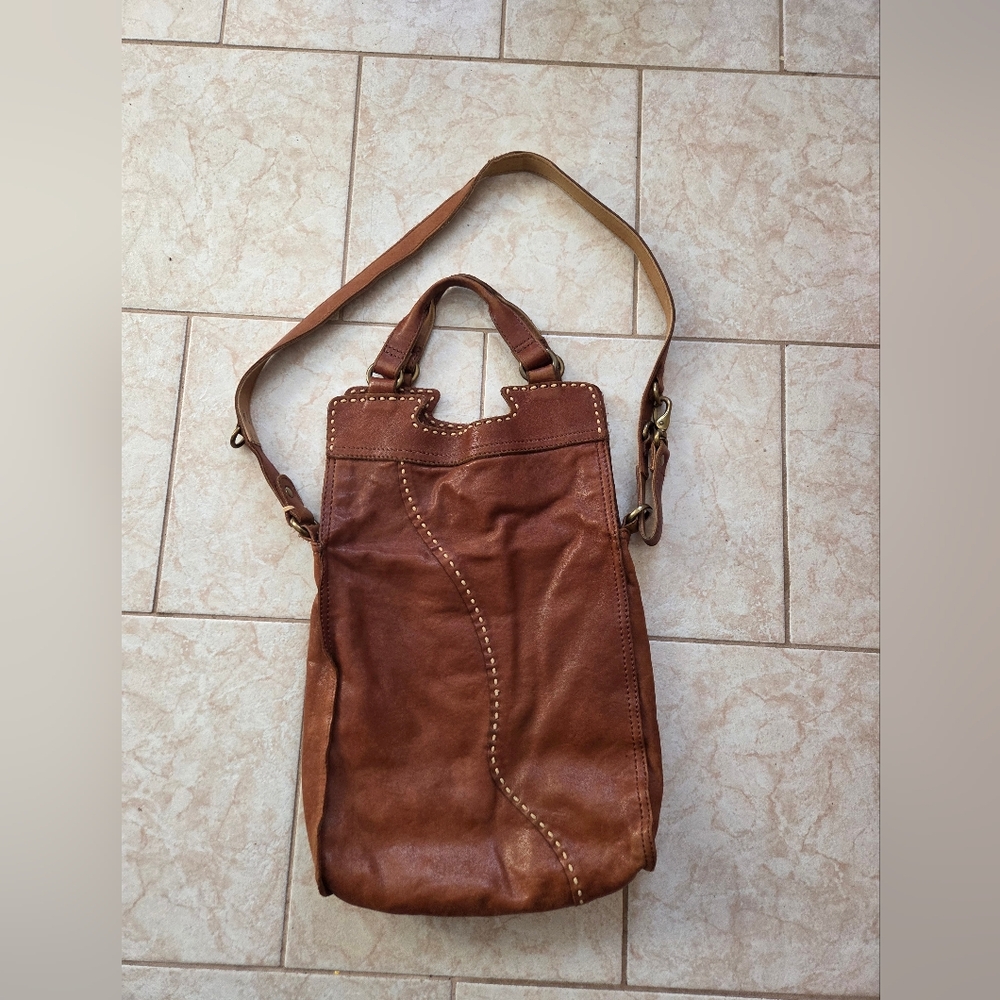 Lucky Brand Abbey Road Leather Crossbody Bag
